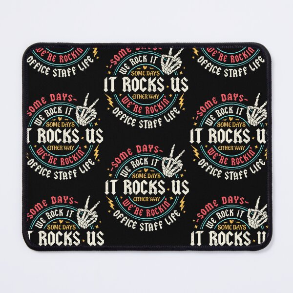 Item preview, Some Days We Rock It Office Staff Life Back To School Funny designed and sold by serialcarachts.