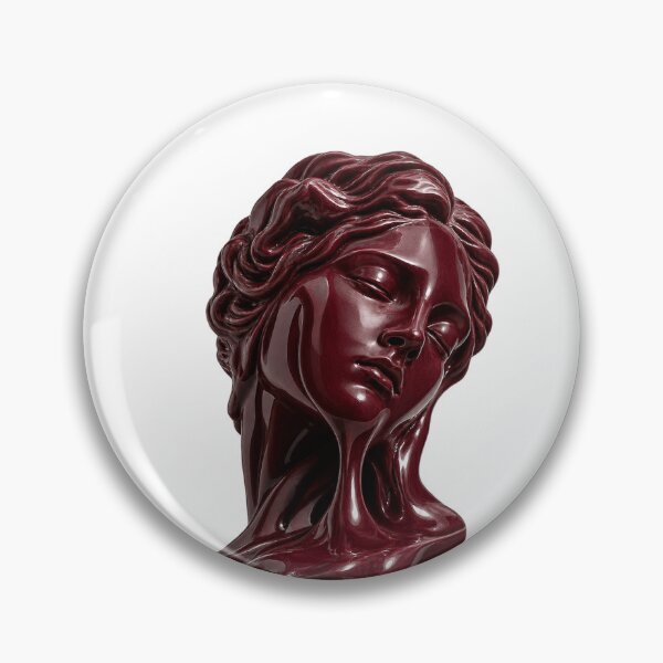 Item preview, Melted Porcelain | Burgundy Surreal Ceramic Sculpture designed and sold by rigelcreation.