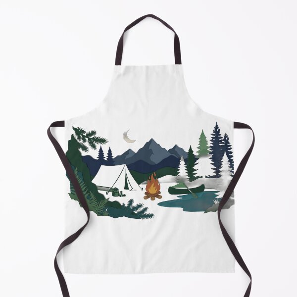 Item preview, camp template — Layered paper cut Artwork designed and sold by DigitalGraphic1.