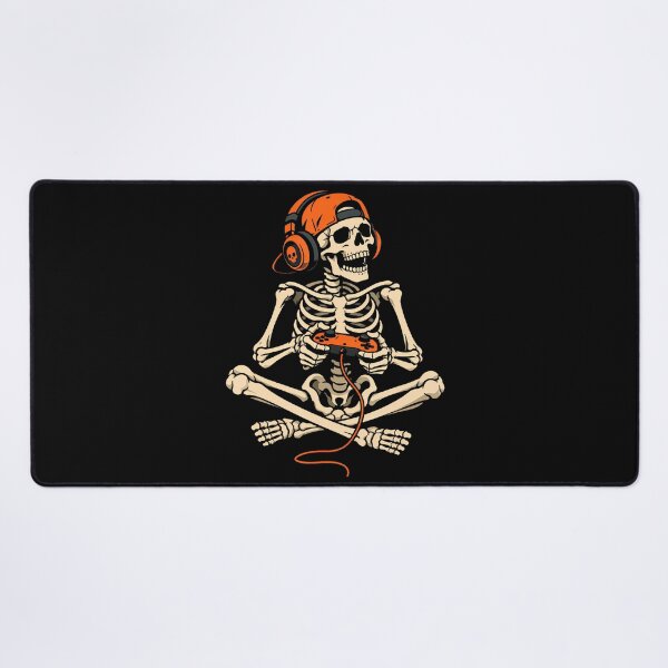 Item preview, Gaming Skeleton With Headphones designed and sold by ISTI-KIU-hu.