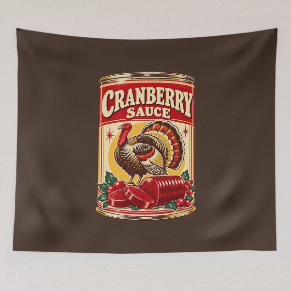 Item preview, Retro Cranberry Sauce Can Label Turkey Funny Thanksgiving Dinner Vintage Design designed and sold by MagicMakerPh.