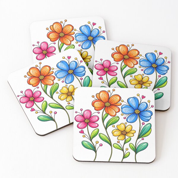 Item preview, Colourful flowers designed and sold by Zeewind.