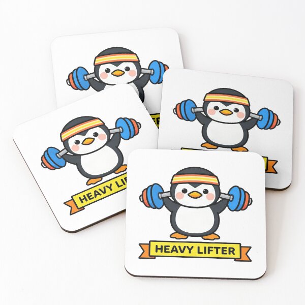 Item preview, Funny Gym Workout Fitness Penguin designed and sold by Arc2020.