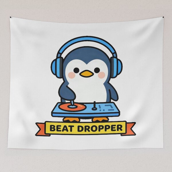 Item preview, Cool DJ Penguin Electronic Music designed and sold by Arc2020.