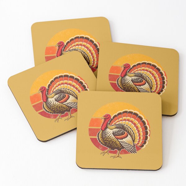 Item preview, 70s Retro Sunset Turkey Silhouette Thanksgiving Vintage Autumn Graphic designed and sold by MagicMakerPh.