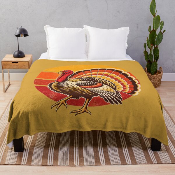 Item preview, 70s Retro Sunset Turkey Silhouette Thanksgiving Vintage Autumn Graphic designed and sold by MagicMakerPh.