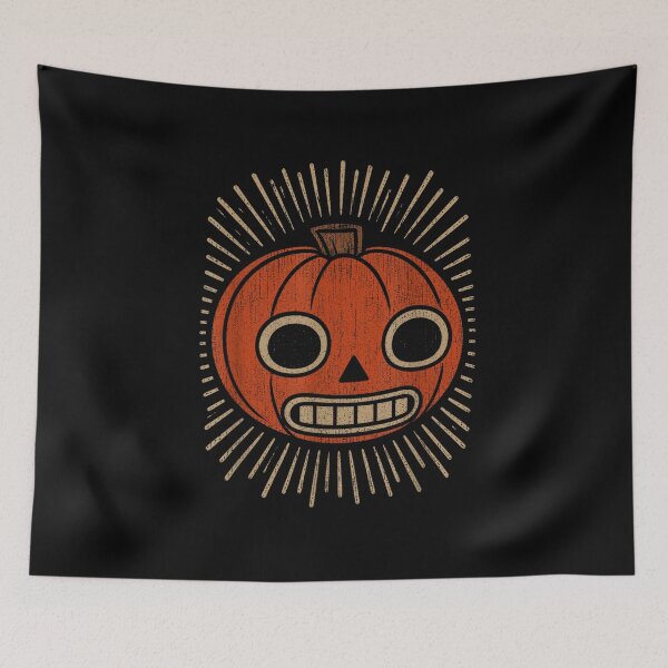 Item preview, Vintage Retro Jack O Lantern Pumpkin Face Spooky Halloween designed and sold by HenikaPonko.