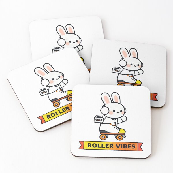Item preview, Retro Roller Skating Bunny designed and sold by Arc2020.
