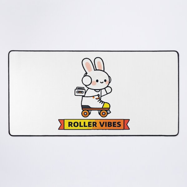 Item preview, Retro Roller Skating Bunny designed and sold by Arc2020.