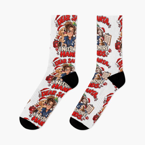 Item preview, Dear Santa, I Need More Hands – Funny Vet Tech Christmas Gift designed and sold by Bettybee00.