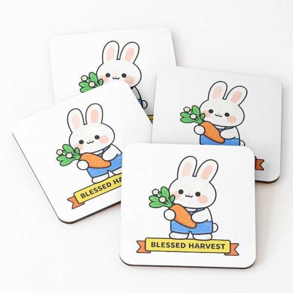 Item preview, Cottagecore Bunny Gardening Carrots designed and sold by Arc2020.