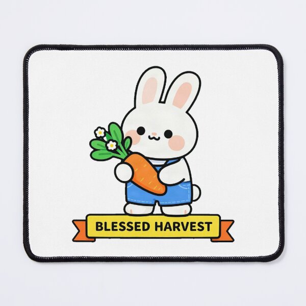 Item preview, Cottagecore Bunny Gardening Carrots designed and sold by Arc2020.