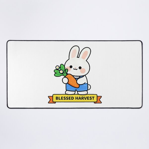 Item preview, Cottagecore Bunny Gardening Carrots designed and sold by Arc2020.