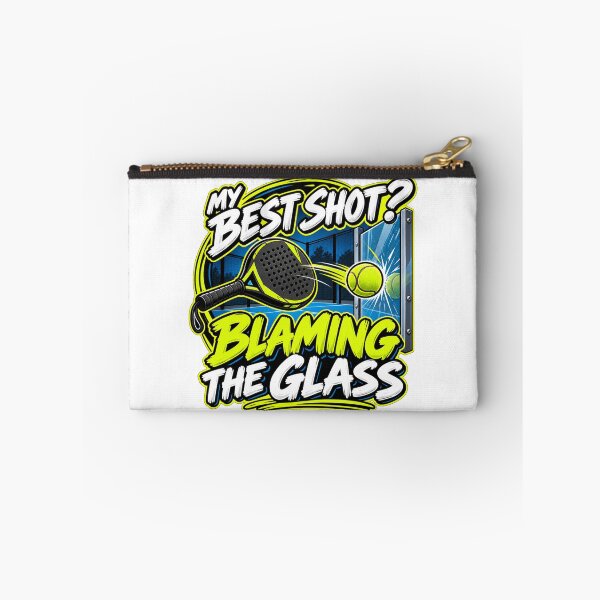 Item preview, My Best Shot? Blaming The Glass Funny Padel Humor designed and sold by WeirdlyMild.