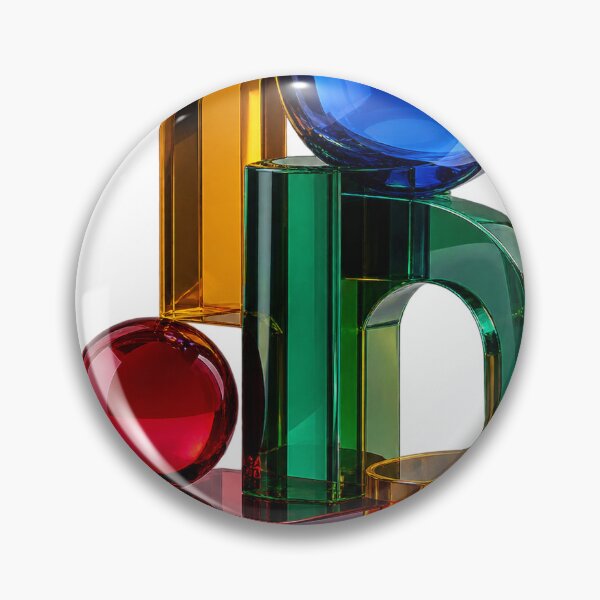 Item preview, Chromatic Glass Objects | Luxury Geometric Glass Sculpture designed and sold by rigelcreation.