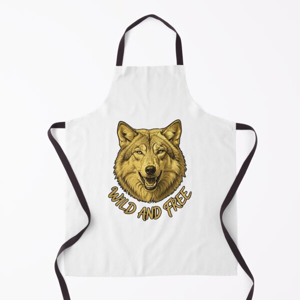 Item preview, WOLF: WILD AND FREE Gold designed and sold by The best online style shop.