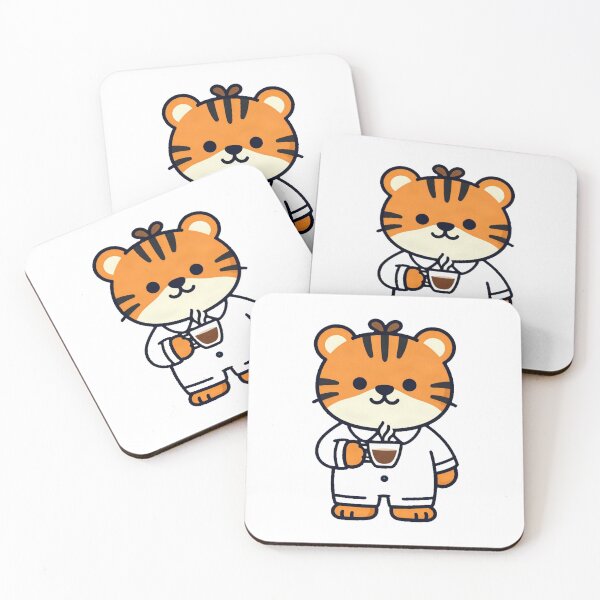 Item preview, Grumpy Morning Coffee Tiger designed and sold by Arc2020.