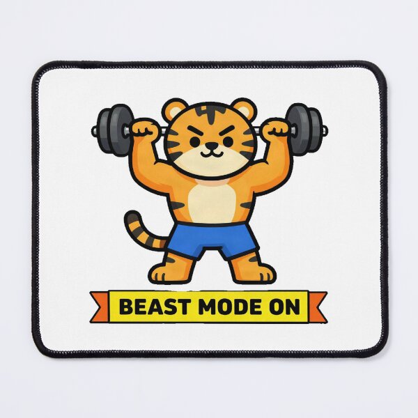 Item preview, Gym Workout Beast Mode Tiger designed and sold by Arc2020.