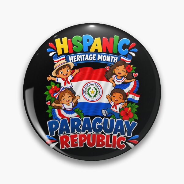 Item preview, Hispanic Heritage Month Paraguay Republic designed and sold by serialcarachts.