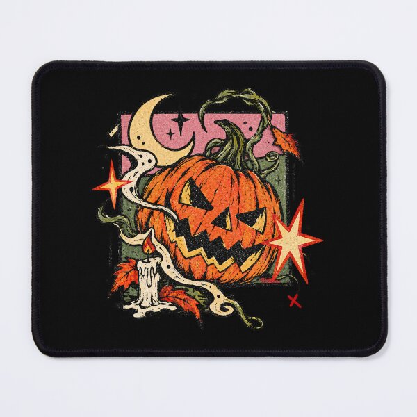 Item preview, Vintage Halloween Pumpkin with Crescent Moon designed and sold by HenikaPonko.