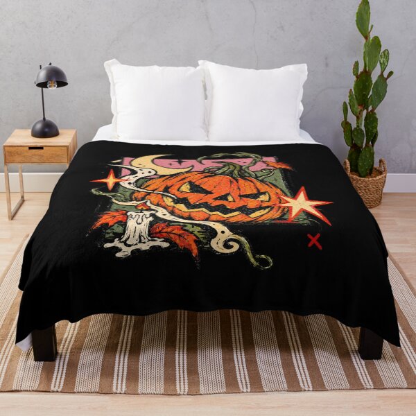 Item preview, Vintage Halloween Pumpkin with Crescent Moon designed and sold by HenikaPonko.