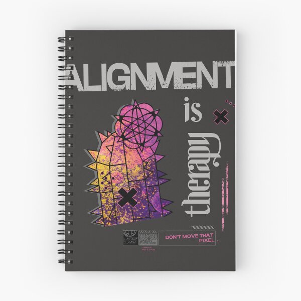 Item preview, Alignment Is Therapy – Pixel Perfect Humor designed and sold by GraphicComet.