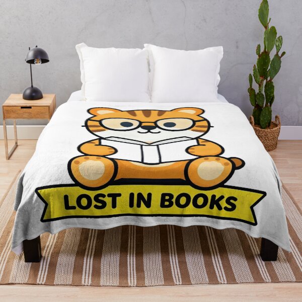 Item preview, Cozy Reading Bookworm Tiger designed and sold by Arc2020.
