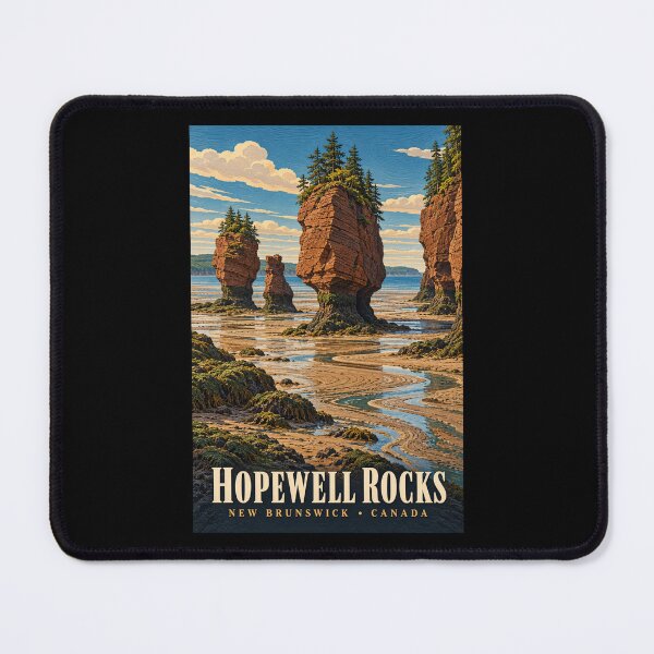 Item preview, Hopewell Rocks - New Brunswick - Canada designed and sold by GoodOldVintage.