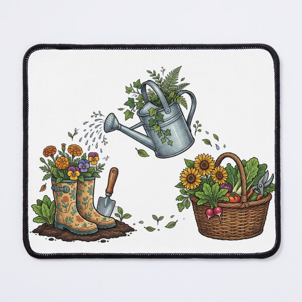 Item preview, gardening club — Original emblem composition Artwork designed and sold by DigitalGraphic1.