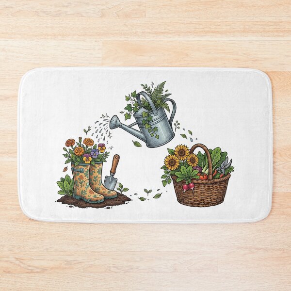 Item preview, Club de jardinería — Composición del emblema original Obra de arte designed and sold by DigitalGraphic1.