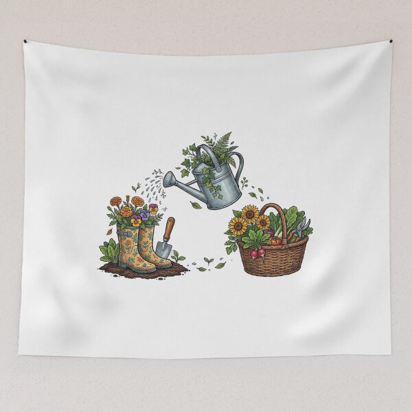 Item preview, gardening club — Original emblem composition Artwork designed and sold by DigitalGraphic1.
