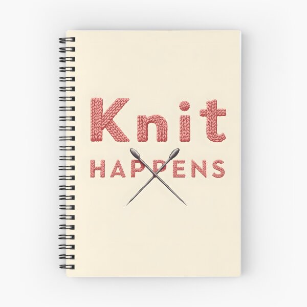 Item preview, Knit Happens – Minimalist Yarn Humor Design designed and sold by nhk999.