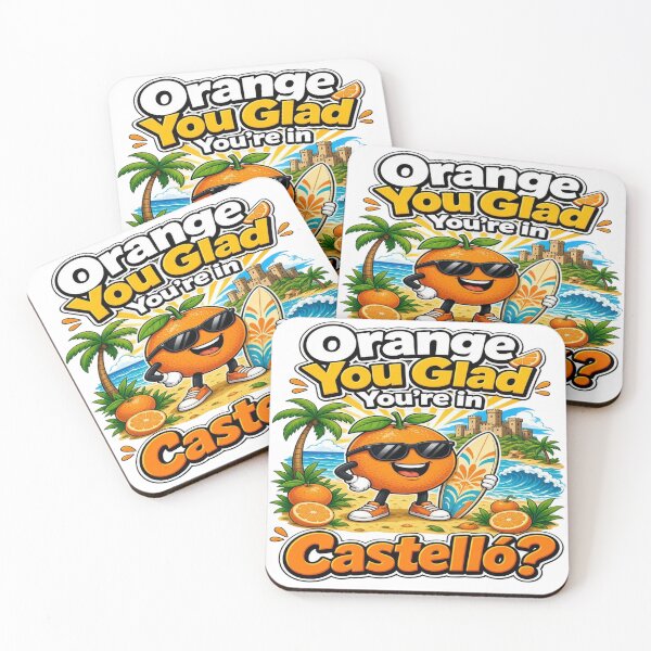 Item preview, Orange You Glad You're In Castelló Funny Surf Spain T-Shirt    designed and sold by Sushikidsntoddlers.