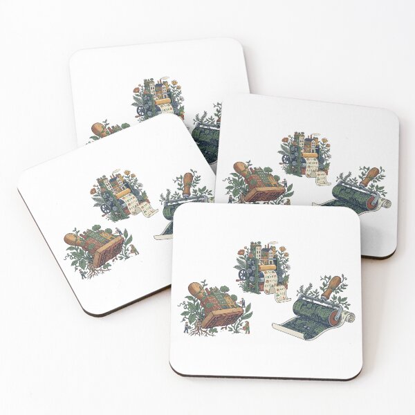 Item preview, garden city printing — Modern flat editorial Artwork designed and sold by DigitalGraphic1.