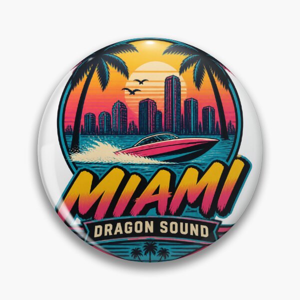 Item preview, Dragon Sound Miami Connection Inspired Design Accurate Vintage Style designed and sold by Maxim Burner.