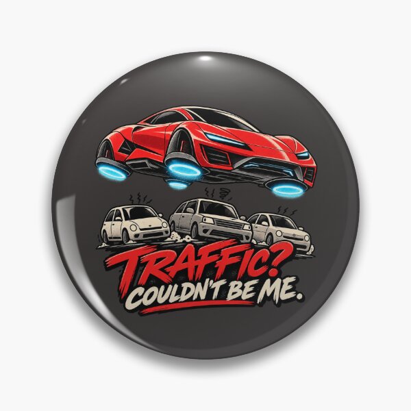 Item preview, Funny Flying Car – Traffic Couldn't Be Me, Futuristic Car Meme Gift designed and sold by 1DreamerShop.