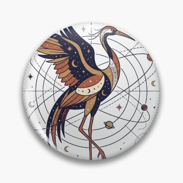 Item preview, celestial orbit geometry — Modern flat editorial Artwork designed and sold by DigitalGraphic1.