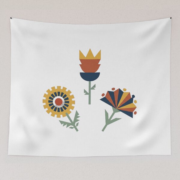 Item preview, flowers ideas — Minimal geometric Artwork designed and sold by DigitalGraphic1.