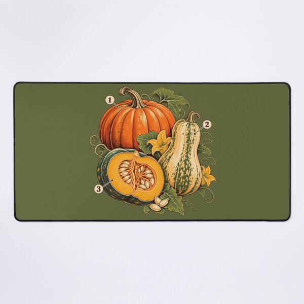Item preview, Vintage Botanical Pumpkin Squash Plate Antique Harvest Thanksgiving Art Design designed and sold by MagicMakerPh.