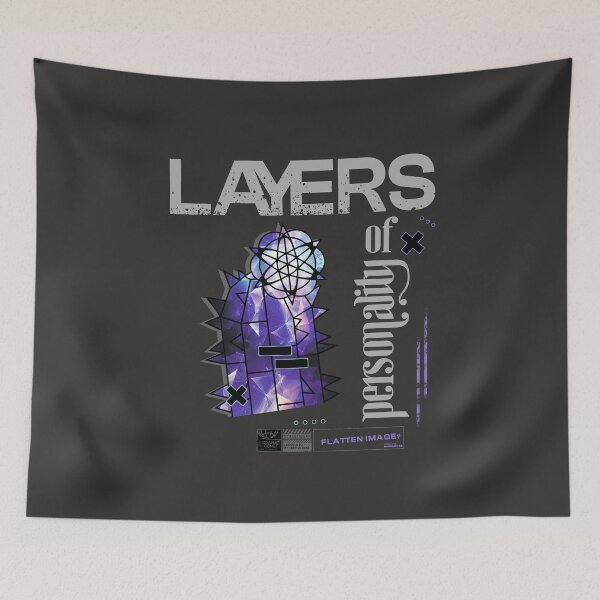 Item preview, Layers of Personality – Graphic Designer Humor designed and sold by GraphicComet.