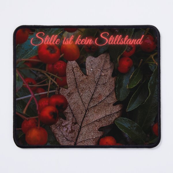 Item preview, Silence is not stagnation – Autumn oak leaf with berries designed and sold by Tammigrafie.