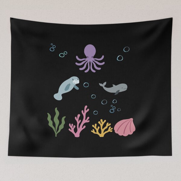 Item preview, Octopus Underwater Children Manatee designed and sold by Sir-Freaky.