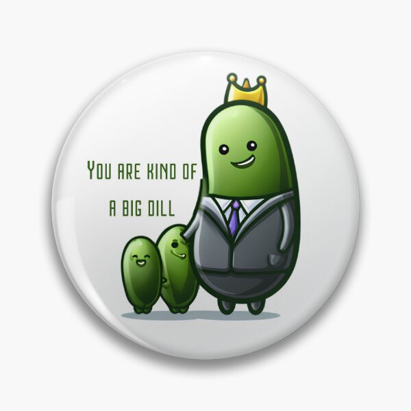 Item preview, Cute Big Dill Pickle Pun Kawaii Vector designed and sold by Oddlycuteart .