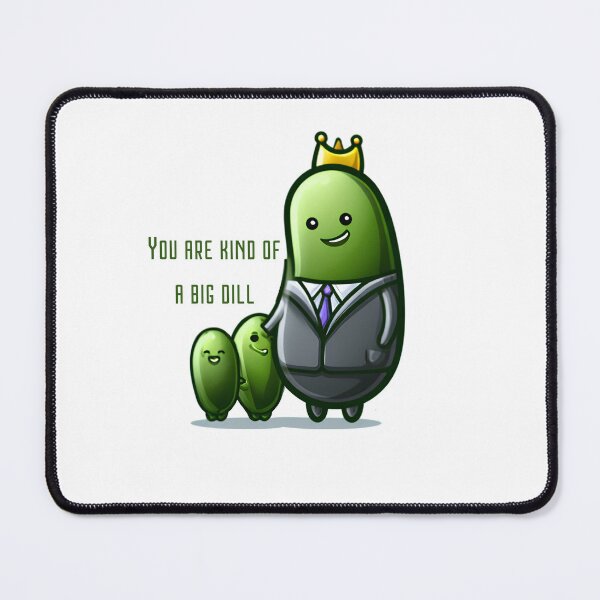 Item preview, Cute Big Dill Pickle Pun Kawaii Vector designed and sold by Oddlycuteart .