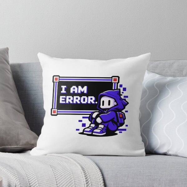 Item preview, I AM ERROR Retro Pixel Art Gaming Design for Fans of Classic Video Games designed and sold by GoldCracka.