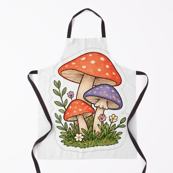 Item preview, Cute Cottagecore Wild Mushrooms Illustration - Vintage Botanical Forest Art designed and sold by Sharif Islam.