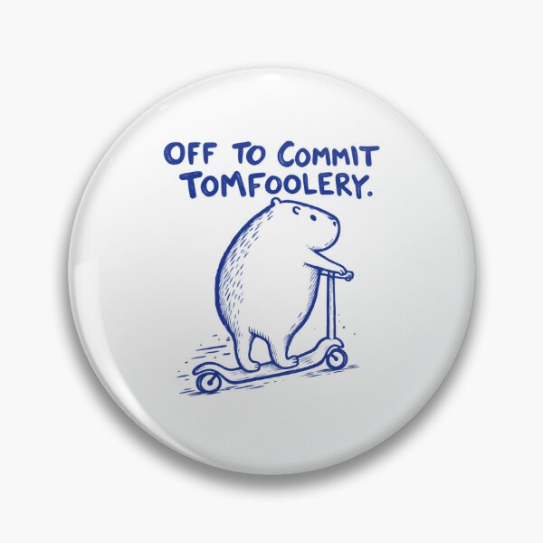 Item preview, Off to Commit Tomfoolery Funny Capybara designed and sold by emilydabblese.