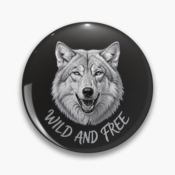 Item preview, WOLF: WILD AND FREE Silver designed and sold by The best online style shop.