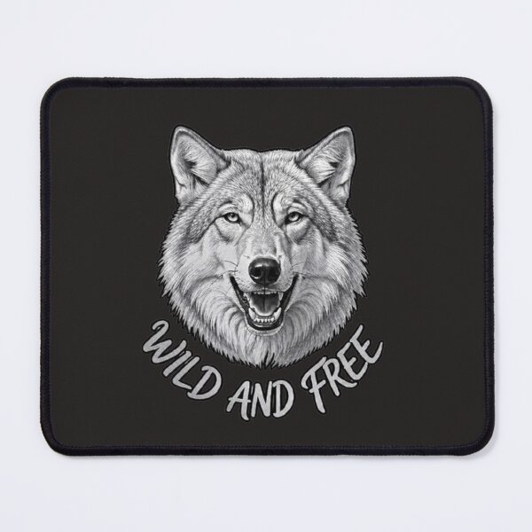 Item preview, WOLF: WILD AND FREE Silver designed and sold by The best online style shop.