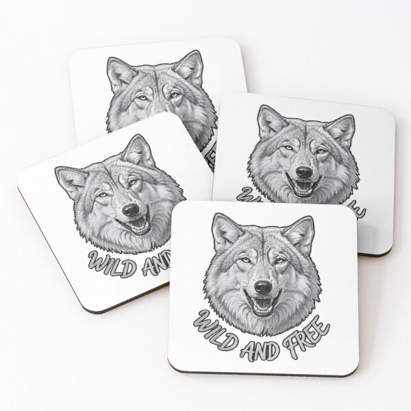 Item preview, WOLF: WILD AND FREE Silver designed and sold by The best online style shop.